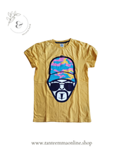 Carica l&#39;immagine nel visualizzatore di Gallery, T-shirt manica corta - Giallo - 100% cotone - Frankie Garage - taglia S
