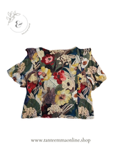 Carica l&#39;immagine nel visualizzatore di Gallery, t-shirt - fantasia floreale - Zara - 100% viscosa - Taglia XS
