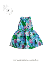 Carica l&#39;immagine nel visualizzatore di Gallery, Abito senza maniche - fantasia floreale - 100% cotone - bambina - 5 anni - estate
