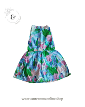 Carica l&#39;immagine nel visualizzatore di Gallery, Abito senza maniche - fantasia floreale - 100% cotone - bambina - 5 anni - estate
