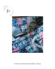 Carica l&#39;immagine nel visualizzatore di Gallery, Shorts - grey with floreal fantasy - fuchsia pink, blue - girl - summer - cotton - ovs - 7/8 years Tante Emma Online
