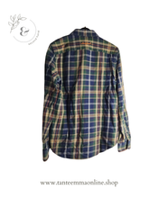 Carica l&#39;immagine nel visualizzatore di Gallery, Camicia a quadri verde - tigre - Unisex - Desigual - 100% cotone
