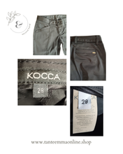 Load image into Gallery viewer, Shiny black trousers - woman - Kocca - Size 42
