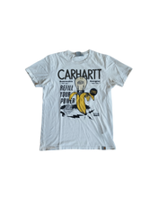 Carica l&#39;immagine nel visualizzatore di Gallery, T-shirt manica corta - bianca - banana e lampada - Carhartt - junior - taglia XS
