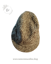 Load image into Gallery viewer, Borsalino type hat - woman - green/grey - girth 57 cm
