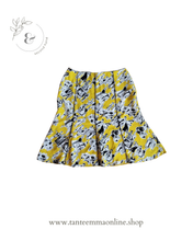 Load image into Gallery viewer, Short skirt yellow - woman - spring summer - Duplan - size 32
