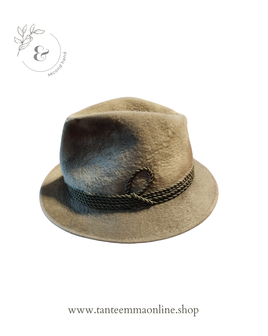Borsalino type hat for woman - girth 51 cm