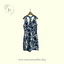 Load image into Gallery viewer, Elegant dress | bright blue | floral | S | H e M - Tante Emma Online
