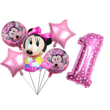 Carica l&#39;immagine nel visualizzatore di Gallery, Fun Birthday Party for Kids, Girls, Baby with Minnie Mouse Party Decoration Theme Party Supplies - Tableware, Set - Paper Cup, Plate - Tante Emma Online
