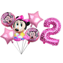 Carica l&#39;immagine nel visualizzatore di Gallery, Fun Birthday Party for Kids, Girls, Baby with Minnie Mouse Party Decoration Theme Party Supplies - Tableware, Set - Paper Cup, Plate - Tante Emma Online
