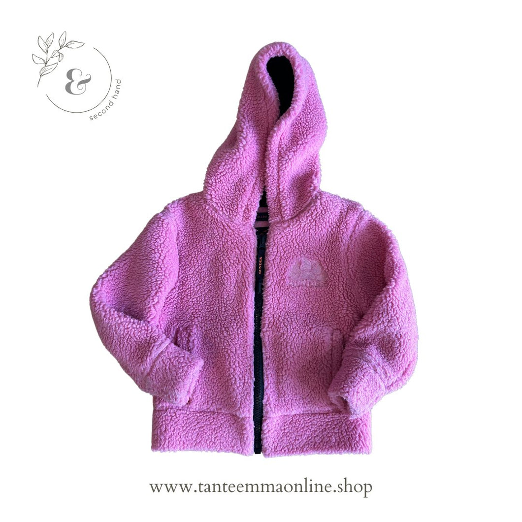 Girl's Crewneck Hoodie - pink - girls - 6 years | Sundek - Tante Emma Online