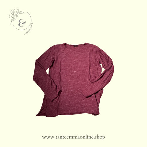 Light sweater | red wine | imperial | M - Tante Emma Online