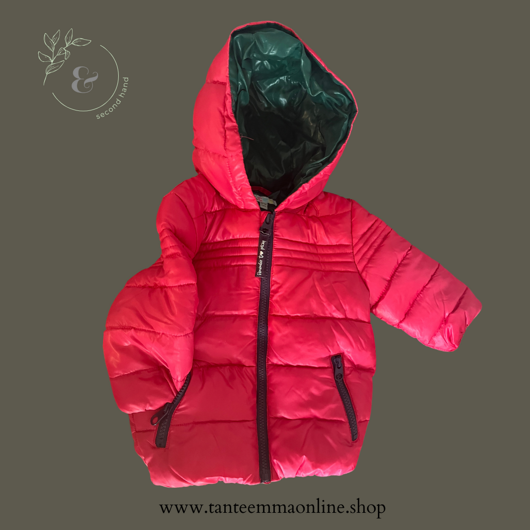 Tante emma-jacket -9/12-pink with green-core -nucleo Tante Emma Online